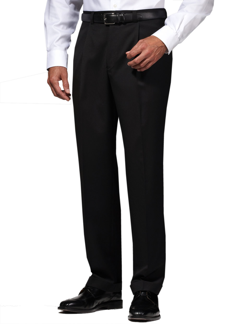 jet black formal pants